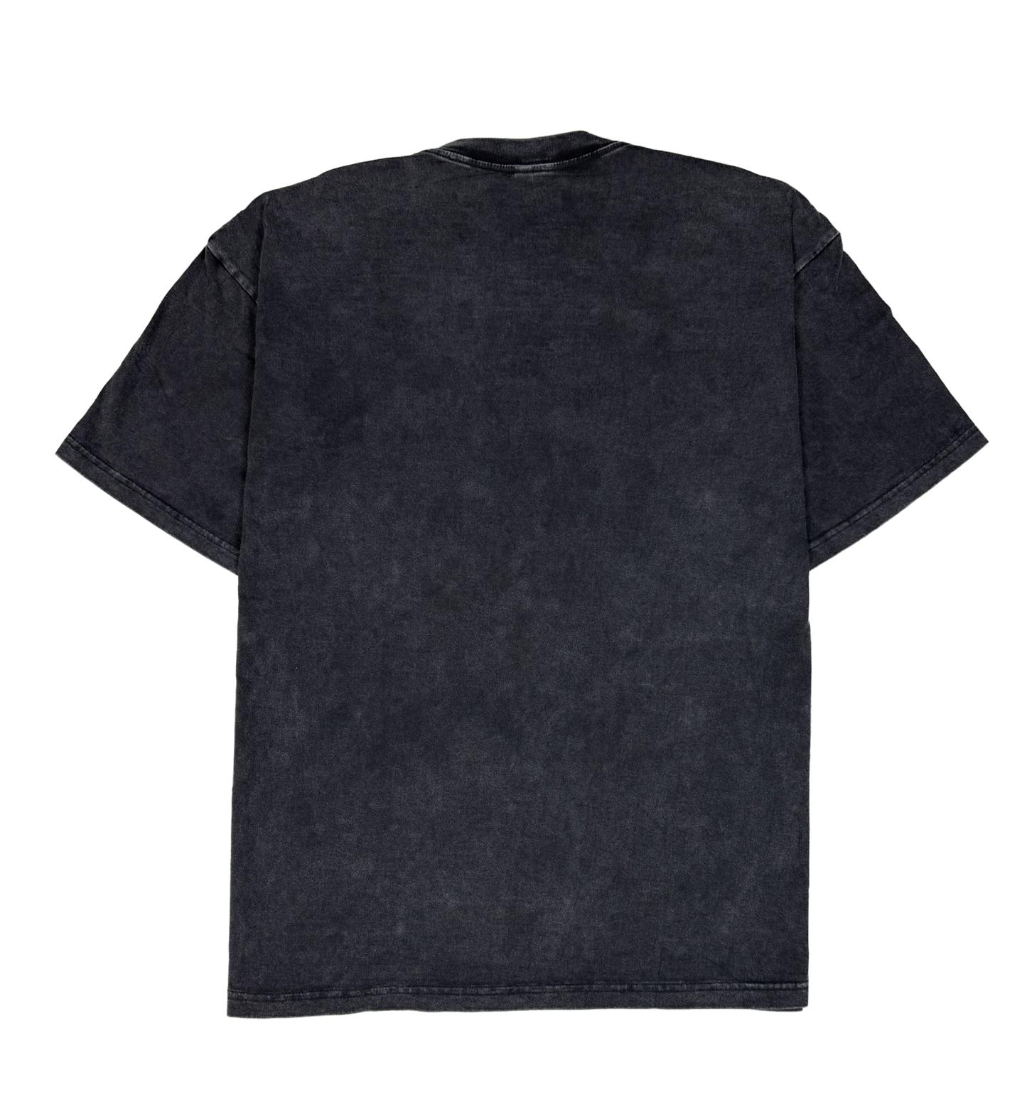 Palacio Acid Wash Series - Sprayed White Crew Logo Shirt