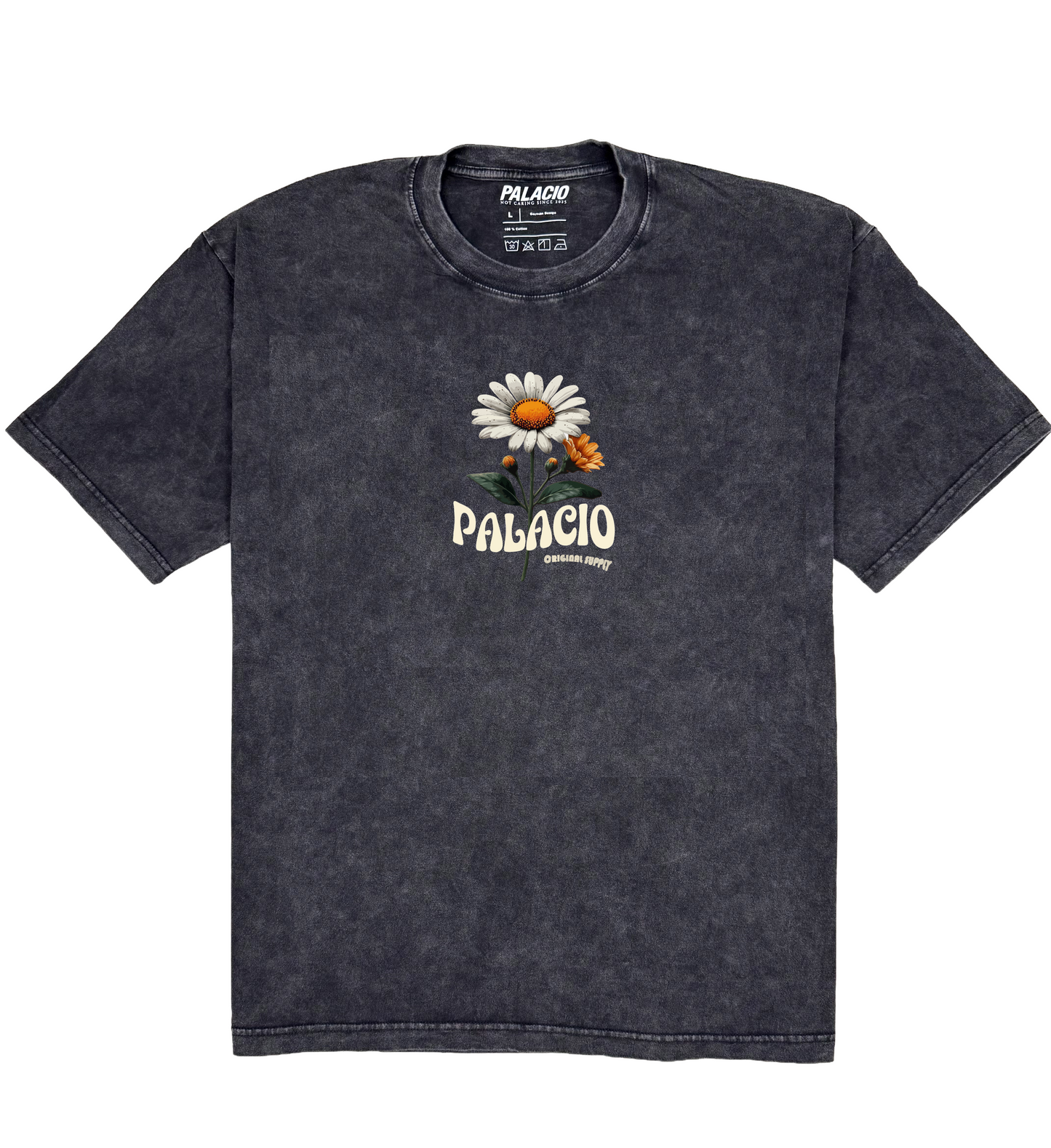 Palacio Acid Wash Series - Daisy Flower Shirt
