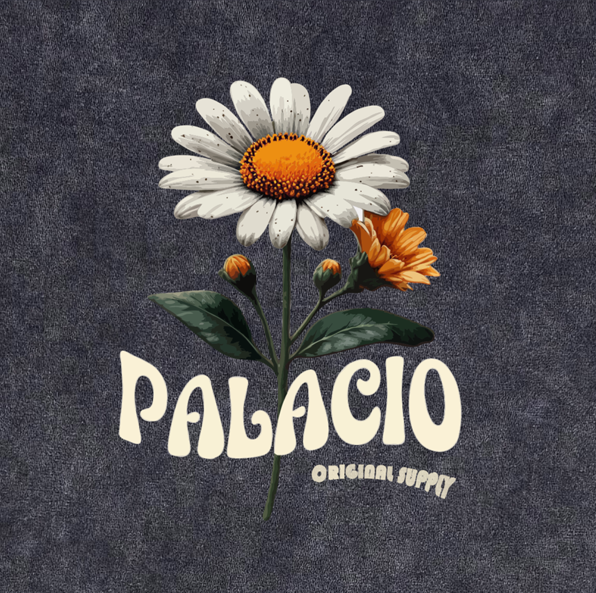 Palacio Acid Wash Series - Daisy Flower Shirt