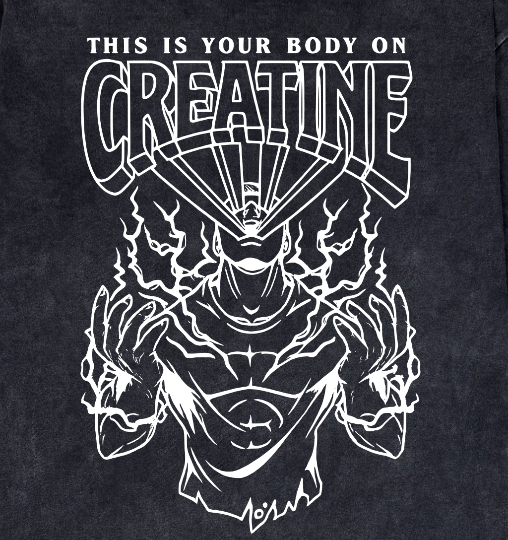 Palacio Acid Wash Series - Your Body on Creatine Shirt